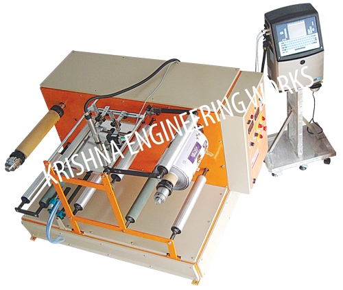 Winding Rewinding Machine with Inkjet Printer Winding Rewinding Machine with Inkjet Printer